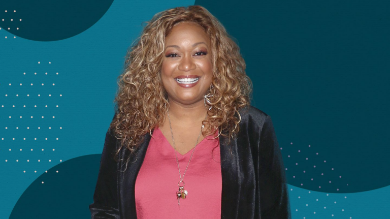 An image illustration of Sunny Anderson Fighting Ulcerative Colitis